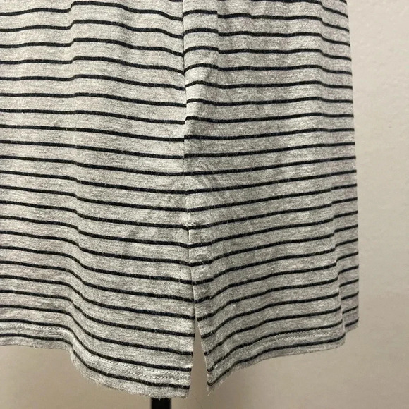 H&M Divided Grey and Black Striped Shirt Dress Size XS - Picture 4 of 7